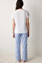 Mix Cute Bow Cotton Pyjama Set - 4