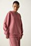Rose Comfy Pink Modal Sweatshirt
