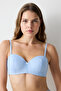Lotus Lace Blue Bra