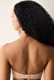 Beige Push up Deep Decolette Nude Bra - 5