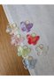 Set of 7 Colorful Butterfly Hair Earrings Fancy Hairpin - Hoop Braided Hair Ornament Barrette Ornament Accessory - 5
