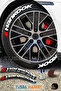 Hankook 3D Automobile Wheel Tire Lettering Sticker Emblem Strip & Motorcycle Vehicle Auto Accessory Sticker
