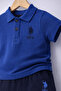 US Polo Assn Licensed Collar Cobalt Baby Boy Set - 6