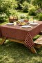Checked Tablecloth , Pötikara Pattern Tablecloth, Small Square Pattern Picnic Cloth
