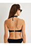 Halter Neck Bralet Bikini Top with Metal Closure Detail - 4