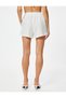 Mini Linen Shorts with Tie Waist and Pockets for Comfortable Fit - 4