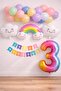 مجموعة احتفالات عيد الميلاد لعمر 3 سنوات من Rainbow Cloud Concept
