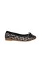 Women's Genuine Leather Shoes/Black Pen/Platinum Black - Mm50525Lx001 - 6
