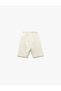 Lace-Up Waist Pocket Detailed Knitted Shorts - 2