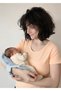 4-Layer Muslin Baby Breastfeeding Set, Breastfeeding Pillow, Breastfeeding Clip, Sheer Baby Nursing Cover - 4