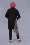 Patterned Towel Detailed Round Neck Tunic 40846 - 3