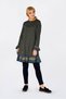 Pöti̇kare Patterned Tunic with Fluttered Skirt Hem and Embroidery 4793 - 3