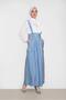 Buttoned and Pocket Detailed Skirt Salopet 4478 - 2