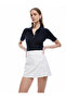 White Women's Regular Fit Shorts 5Sak40372Pw - 2
