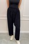 Women's Black Traditional Old Type Standard Size Viscose Shalwar - 3