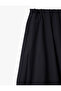 Standard Waist Cotton Long Flared Skirt - 5