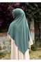 Hijab Medina Silk Scarf 120X120 Mint Green - 2