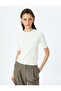 Crew Neck Short Sleeve Basic Knitwear Sweater - 3