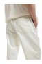 Cotton Loose Baggy Jean Trousers with Belted Waist and Pocket Detail - 3