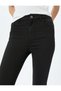 High Waist Skinny Fit Skinny Leg Buttoned Jeans - Skinny Fit Jeans - 5