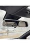 Rearview Mirror Protective Frame - Decorative Silicone Mirror Cover for Car Interior - White -