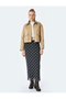 Collar Detailed Zippered Pocket Long Sleeve Shacket