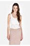 Slim Fit Women's White Tank Top