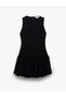Sleeveless Crew Neck Mini Bubble Dress - 4