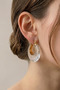 SUMMER RESIN HOOP EARRINGS