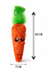 3-Piece Cat Toy Set – Plush Squeaky Rabbits, Furry Carrots with Catnip, and Pompom Fishing Rod Gloves - 5