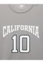 Crew Neck Half Sleeve College Printed Oversize Sports T-Shirt - 5