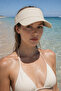 Cream Extended Visor Hill Outdoor Hat - Sunscreen Stylish Headgear Spk13 - 3