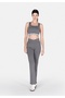 Slim Fit Women's Anthracite Tank Top - 3
