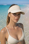 Cream Extended Visor Hill Outdoor Hat - Sunscreen Stylish Headgear Spk13 - 2