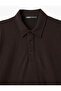 Short Sleeve Cotton Blended Regular Fit Textured Polo Neck T-Shirt - 5