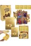 Football Player Gold 3D Animated Size Playing Card 36 Pieces Flexible Shiny Cards Do Not Get Wet and Do Not Deform - 5