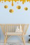 Honey Bee Baby Kids Room Wall Sticker Set, Glass Sticker