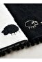Sheep Design Towel Set |   Black and White Embroidered Decorative Bath Towel - 2