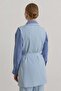 Belted Blazer Basic Vest Light Blue - 4