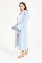Unisex Hooded Long Muslin Bathrobe - 4