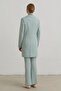 Double-Breasted Blazer Basic Jacket Aqua - 4