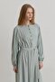 Belted Lyocell Shirt Dress Çağla - 3