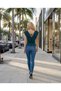 Cora V-Neck Pleated Flounce Casual Women's Blouse - 4