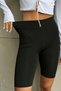 Women's High Waist Shaping / Sculpting Biker Leggings Above Knee Sport Casual Shorts Leggings