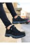 Men's Black Silver Trekking Short Boots Outdoor Orthopedic Shoes 405 - 4