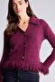 Tasseled Knitwear Cardigan H4471Ax26Sp