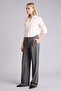 Wide Leg Zippered High Waist Standard Length Trousers G8295Ax26Sp - 3