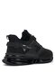 Men's Black Sneakers Sports Shoes - Balloon Sole Knitwear Orthopedic Shoes-047 - 4