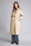Warm Cotton Lined Cross-Weave Trench Coat G9107Ax26Sp - 2