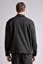 100% Cotton Single Pocket Hidden Placket Boxy Fit Basic Shirt Jacket F7124Ax26Sp - 5